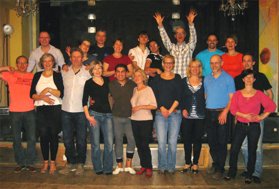 Gruppenbild Salsa-Workshop mit Giorgio Gruppenbild vom letzen Salsa-Workshop mit Giorgio